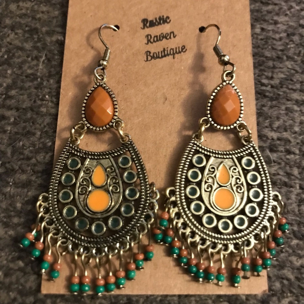 Gold Fashion Earrings
